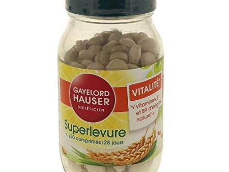 Gayelord Hauser - Supervress en tabletas - Fuente de vitaminas B1 y B9 de origen natural - 100 g Embalaje Deteriorado Cheap