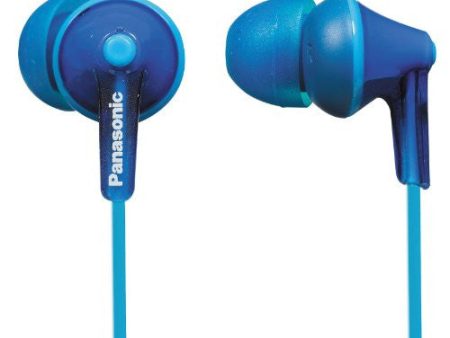 Panasonic RP-HJE125E-A Auriculares Boton con Cable In-Ear (Headphone Sonido Estéreo para Móvil, MP3 MP4, Diseño de Ajuste Cómodo, Imán Neodimio 9mm, Presión de Sonido de 97 dB), Color Azul, 17 Reacondicionado For Discount