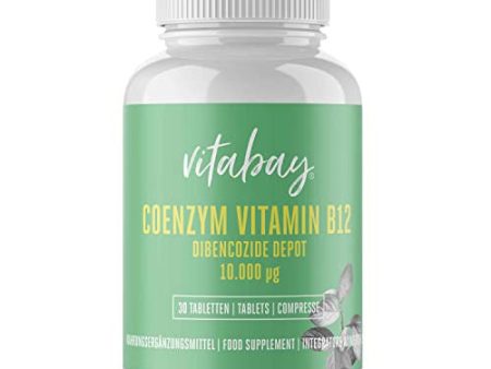 Coenzima - Vitamina B12 Depot - Dibencozida 10, 000 mcg - 30 tabletas - dosis altas Embalaje Deteriorado For Cheap