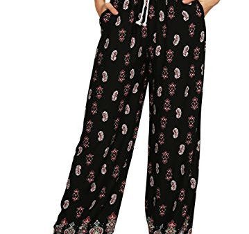 Urban GoCo Mujeres Casual Pantalones Harem Boho de Impreso Cintura de Cord¨n Pantal¨n (Medium, 8) Reacondicionado Discount