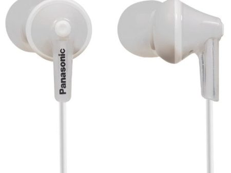 Panasonic RP-HJE125E-W Auriculares Boton con Cable In-Ear (Headphone Sonido Estéreo para Móvil, MP3 MP4, Diseño de Ajuste Cómodo, Imán Neodimio 9mm, Presión de sonido de 97 dB) Color Blanco Reacondicionado Online